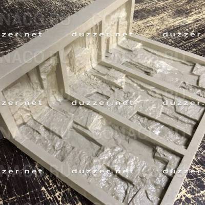 Сoncrete stone mold «Cimmerian shale panel» Moulded corner